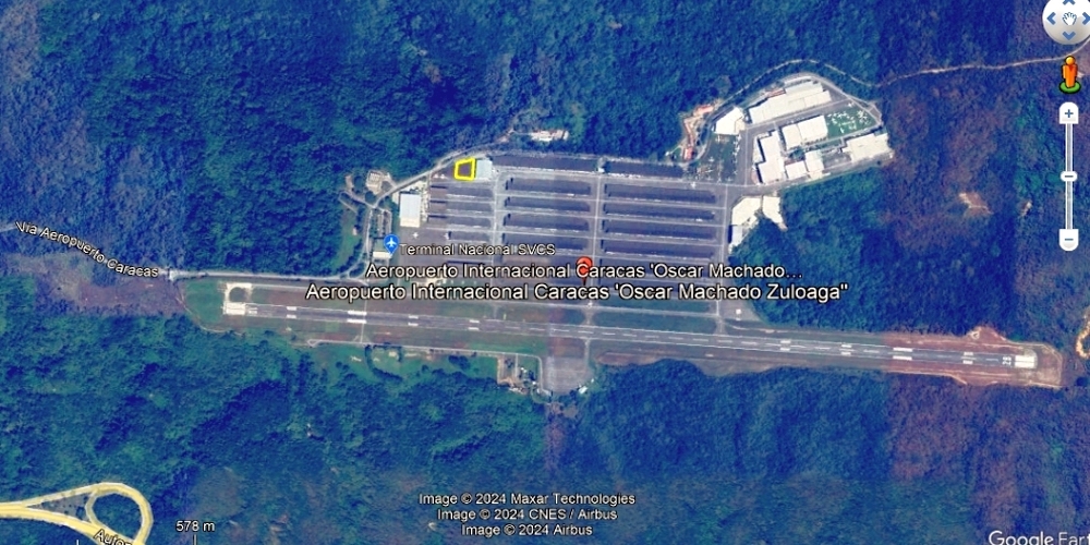 En Venta Terreno para Hangar dentro del Aeropuerto Caracas "Oscar Machado Zuloaga", muy bien ubicado en extremo Norte cerca de la entrada
