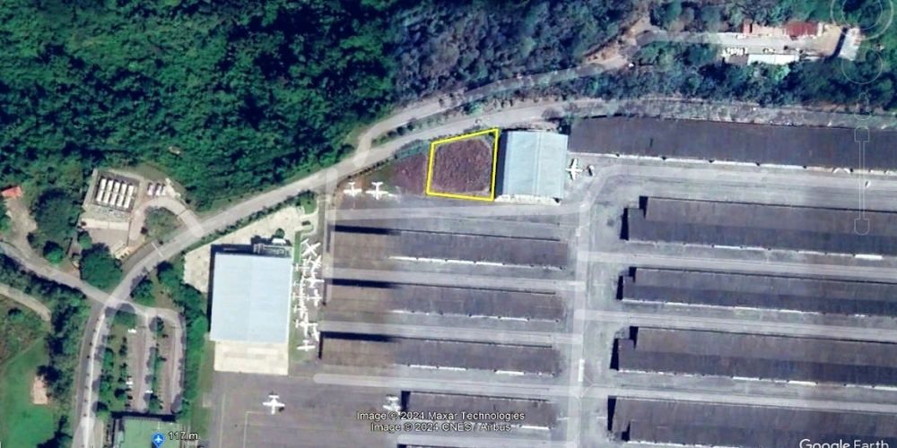 En Venta Terreno para Hangar dentro del Aeropuerto Caracas "Oscar Machado Zuloaga", muy bien ubicado en extremo Norte cerca de la entrada