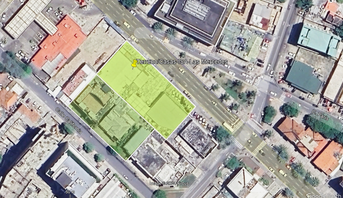 Venta Terreno Las Mercedes. Extraordinario bloque de parcelas con zonificaciones CC2 y V6CT, en la zona comercial más demandada de la capital, oportunidad única.